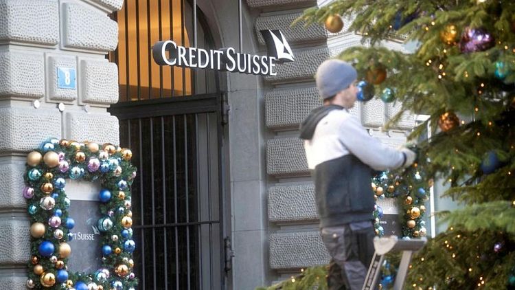 Credit Suisse recauda 2.400 millones de dólares para su reorganización