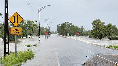 'Once in a century' flood cuts off communities in northwestern Australia