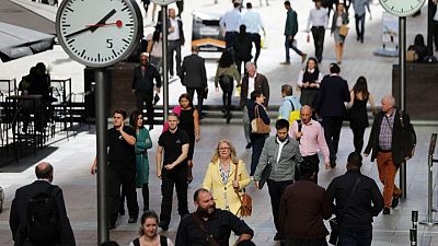 BRITAIN-ECONOMY-LABOUR:UK pay grows at slowest pace in 21 months for new hires, REC says