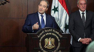 TURKEY-QUAKE-SYRIA-EUROPE-NS4:قناة الميادين: وزير الخارجية السوري يطلب من الدول الأوروبية إرسال مساعدات رغم العقوبات TURKEY-QUAKE-SYRIA-EUROPE-NS4:قناة الميادين: وزير الخارجية السوري يطلب من الدول الأوروبية إرسال مساعدات رغم العقوبات