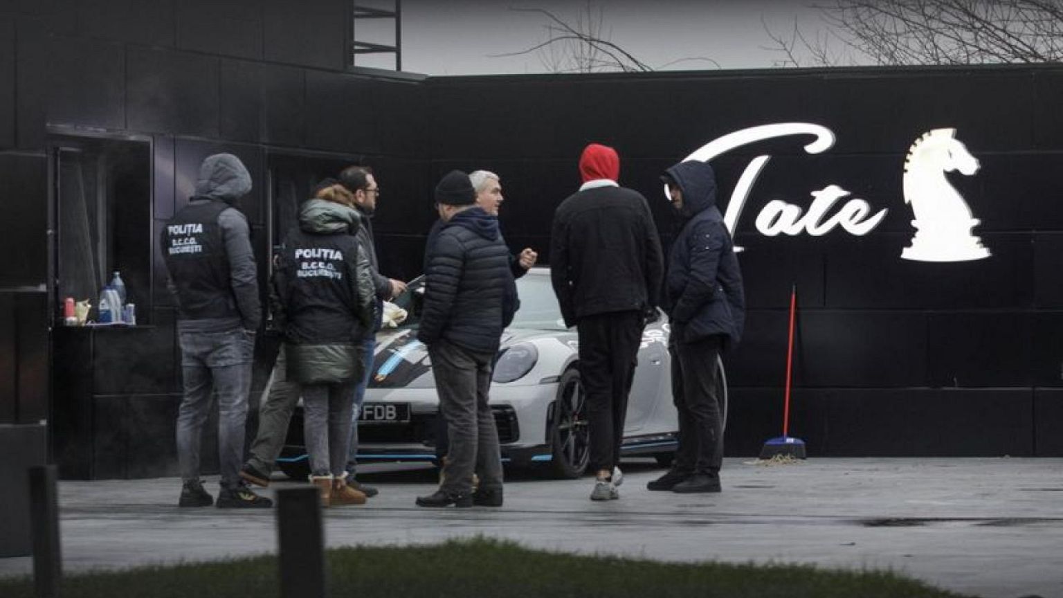Romanian prosecutors take away luxury cars seized in Andrew Tate case