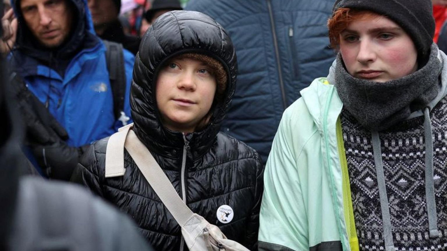 Thunberg joins march on German village in protest against coal mine expansion