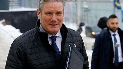 Davos 2023-Starmer says no new UK oil and gas investment under a Labour government
