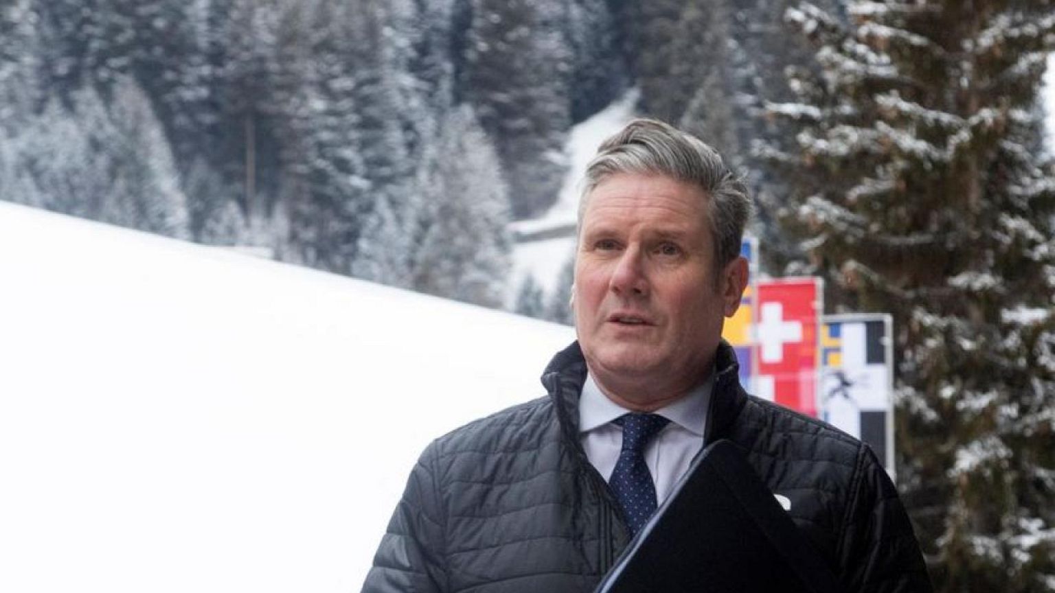Davos 2023-'Open for business' Labour slams PM Sunak no-show