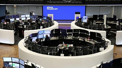EUROPE-STOCKS:Tech stocks lead losses in Europe on rate decision jitters