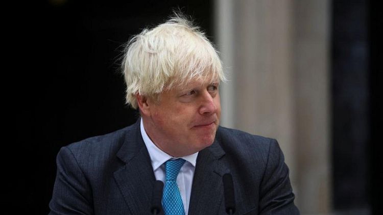 Davos 2023 - Ex-UK PM Johnson urges allies to double down on Ukraine support