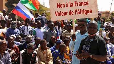 مئات يشاركون في احتجاج مناهض لفرنسا في عاصمة بوركينا فاسو