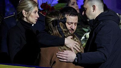 Ukraine honours interior minister, other senior officials, killed in helicopter crash
