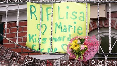 Mourners gather at Graceland for Lisa Marie Presley memorial