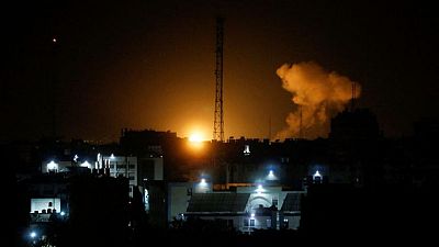 ISRAEL-PALESTINA-VIOLENCIA-COHETES:Israel ataca Gaza en pleno recrudecimiento del conflicto tras los choques en Cisjordania