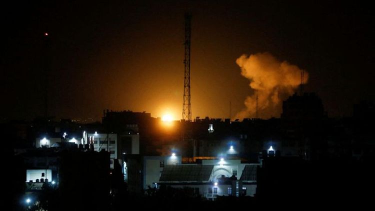 ISRAEL-PALESTINA-VIOLENCIA-COHETES:Israel ataca Gaza en pleno recrudecimiento del conflicto tras los choques en Cisjordania