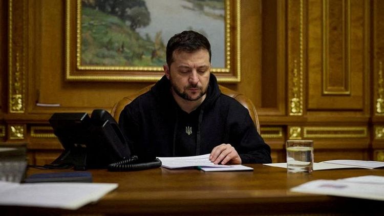 UKRAINE-CRISIS-ITALY-ZELENSKIY:Zelenskiy's planned appearance at Italian song fest sparks criticism