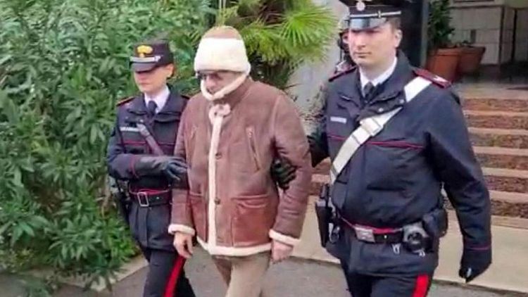 ITALY-MAFIA-MESSINA-DENARO:Godfather, Joker posters found in mafia boss Messina Denaro's home