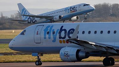 BRITAIN-FLYBE:UK regional airline Flybe ceases trading, cancels all flights