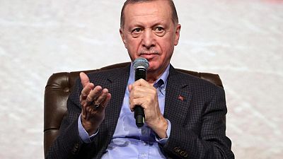 NATO-NORDICS-TURKEY:Turkey looks positively on Finland's NATO bid but not on Sweden's -Erdogan