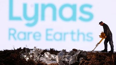 LYNAS-RARE-RESULTS:Lynas Rare Earths second-quarter revenue jumps 15%