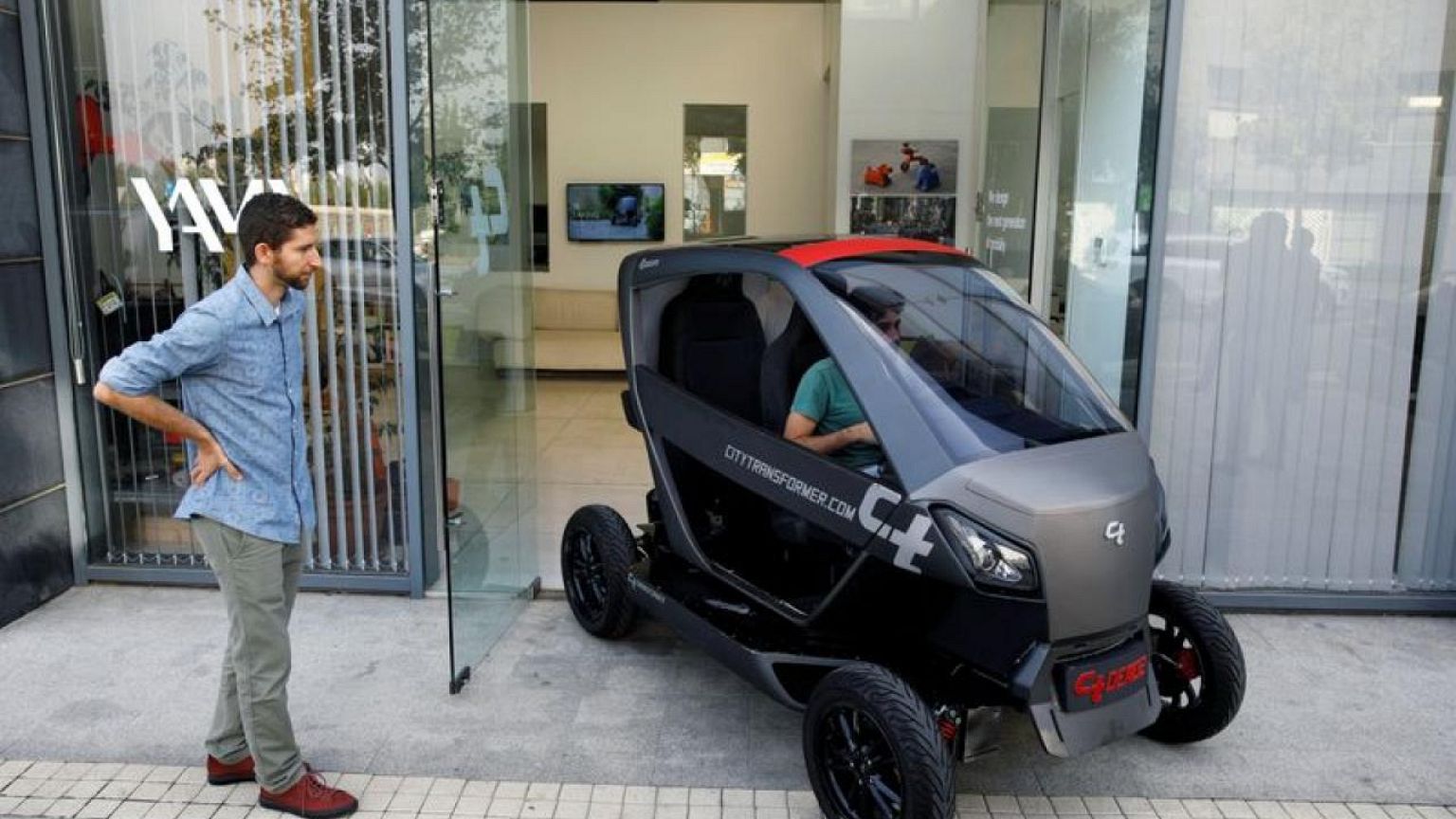 AUTOS-ELECTRIC-CITYTRANSFORMER:With tiny EV, City Transformer takes aim at Europe's urban markets