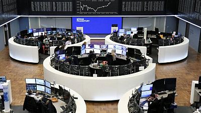 EGROPE-STOCKS-EA3:تراجع الأسهم الأوروبية مع القلق من استمرار رفع أسعار الفائدة