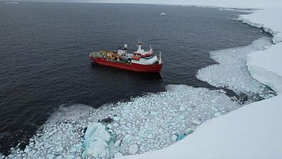 ITALY-ANTARCTICA:As ice recedes, Italian ship makes record journey into Antarctic