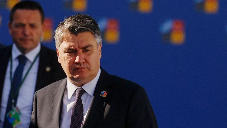 UKRAINE-CRISIS-CROATIA:Kyiv berates Croatian president for saying Crimea won't return to Ukraine