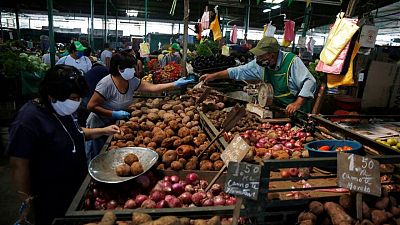 ECONOMIA-PERU-INFLACION:Los precios al consumidor en Perú suben un 0,23% en enero, por debajo de las previsiones