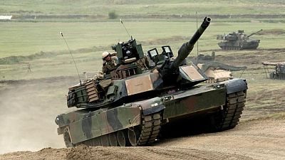 UKRAINE-CRISIS-TANKS-KREMLIN:Kremlin welcomes bounty offer for destroying Western tanks in Ukraine