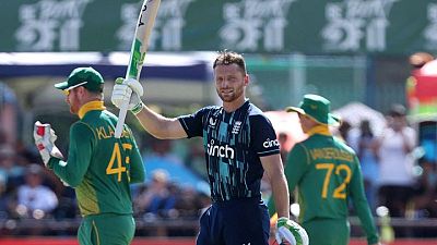 CRICKET-ODI-ZAF-ENG:Cricket-Buttler, Malan smash tons as England seal big win over S Africa
