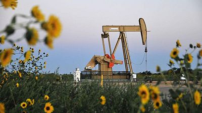 MERCADOS-PETROLEO:El crudo opera plano por la caída del dólar y la veda a los productos petrolíferos rusos