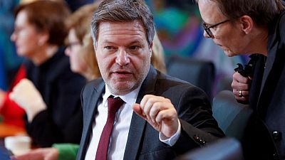GERMANY-USA-HABECK:Germany's Habeck optimistic trade dispute with U.S. can be avoided