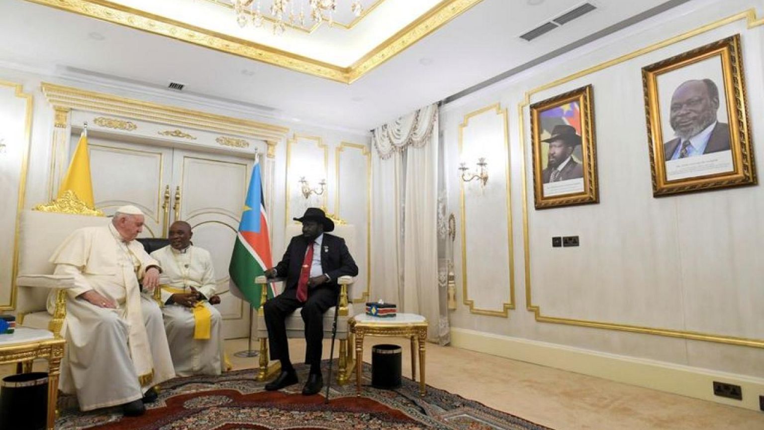 البابا في جنوب السودان
