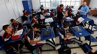 MEXICO-HEALTH-BIKEDESKS:Bike desks help Mexican students learn while burning calories