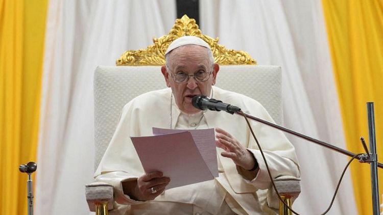 POPE-AFRICA-SOUTHSUDAN-WOMEN:Protect, advance women for a better South Sudan, pope says 