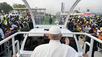 POPE-AFRICA-SOUTHSUDAN-DEPARTURE:Pope Francis leaves South Sudan, bound for Rome