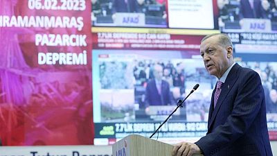TURKEY-QUAKE-ELECTIONS-ERDOGAN-NS4:تحليل-أردوغان يواجه أكبر اختبار قبل الانتخابات وحظوظه معلقة بالتصدي لتبعات الزلزال