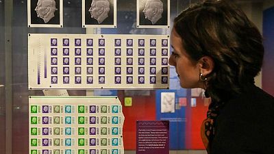 BRITAIN-ROYALS-STAMPS:New British stamp with image of King Charles unveiled