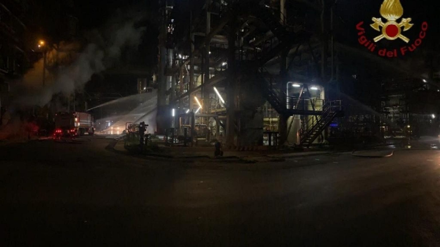 Nella zona industriale di Siracusa