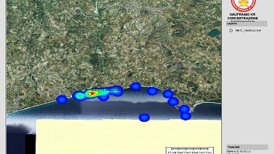 Mappa del Tas dei vigili del fuoco per coordinare interventi Mappa del Tas dei vigili del fuoco per coordinare interventi