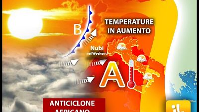Domenica Scirocco porterà nuvole in gran parte del Nord Domenica Scirocco porterà nuvole in gran parte del Nord