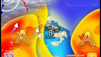 Oggi possibili piogge su Centro e Romagna, domani al Sud