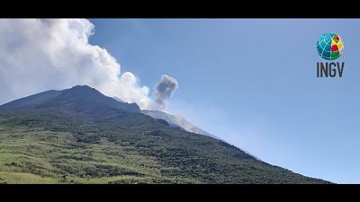 Era in corso da venerdì dal cratere Nord Era in corso da venerdì dal cratere Nord