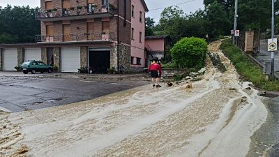 Per crisi idraulica sulla Romagna. Temporali su tutta la regione