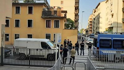 L'ex hotel a Firenze, dove viveva Kata con la famiglia
