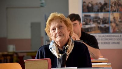 A Città di Castello in classe con i ragazzi per la prima prova
