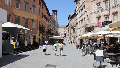 Perugia tra le città da bollino rosso