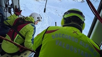 Il maltempo in quota impediva all'elisoccorso di raggiungerli