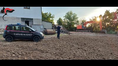 I carabinieri bloccano smaltimento di 150 tonnellate materiale