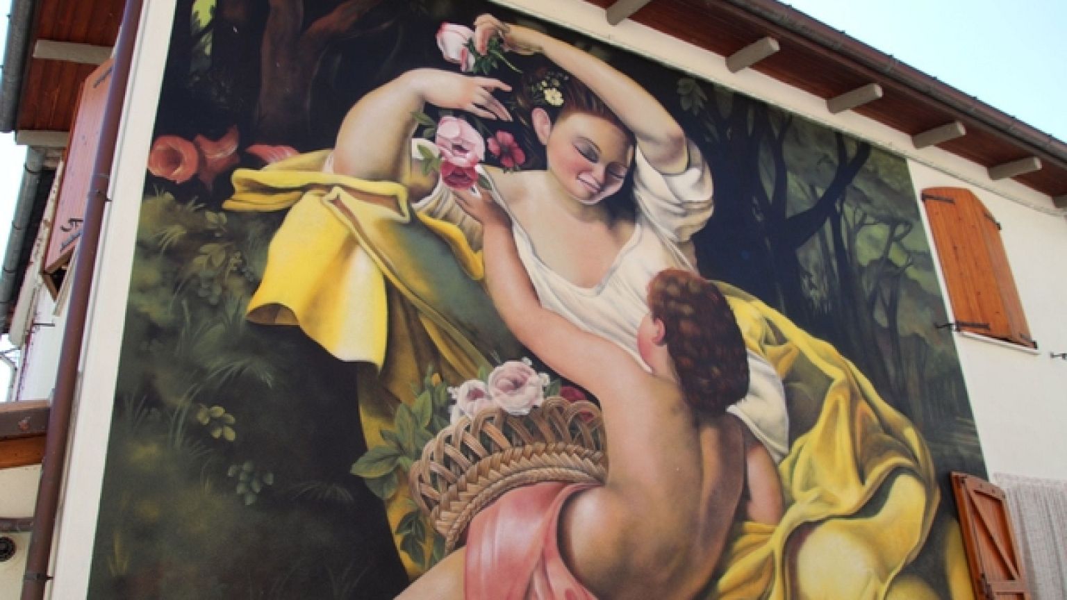 Nella frazione di Fabriano 40 opere, da ritratto ct alla nonnina
