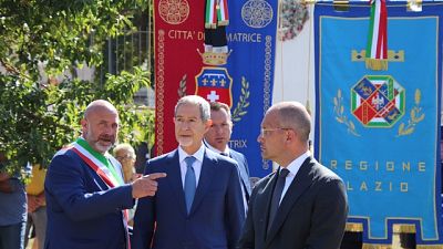 Presenti Musmeci, sindaco Cortellesi e commissario Castelli Presenti Musmeci, sindaco Cortellesi e commissario Castelli