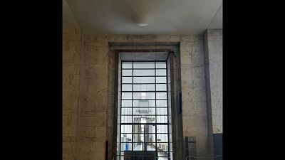 Bucato un controsoffitto per svuotare un punto di ristagno Bucato un controsoffitto per svuotare un punto di ristagno
