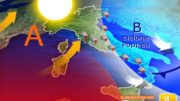 È in arrivo l'alta pressione che garantirà tempo stabile